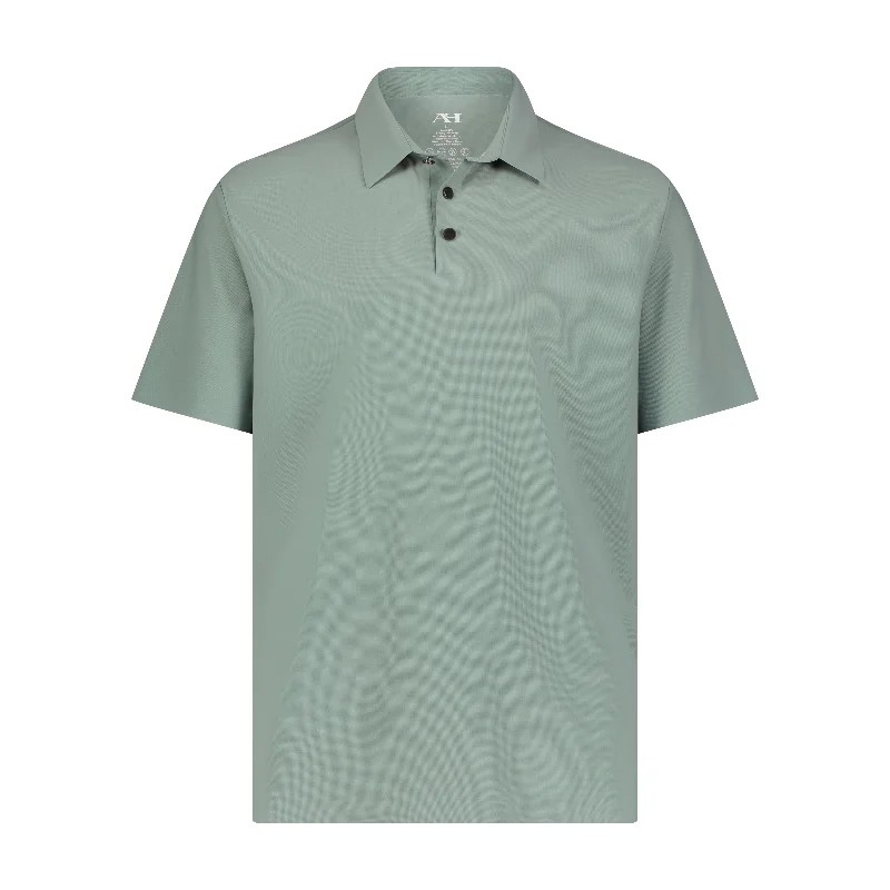 plaid shirt with a relaxed fit -Seamless Performance Polo