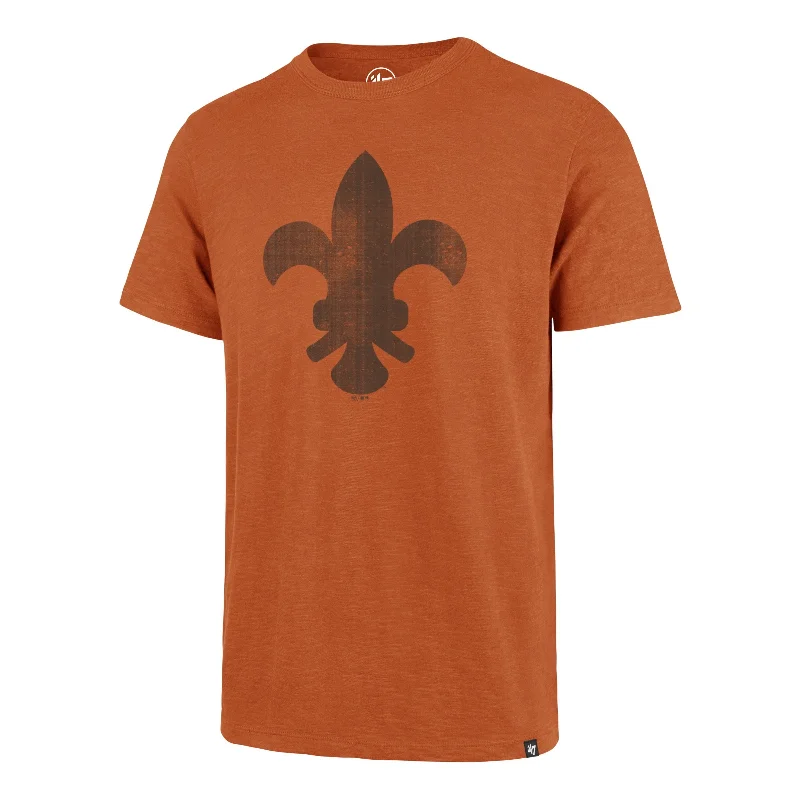 sporty short sleeve polo shirt -ST. LOUIS BROWNS COOPERSTOWN GRIT '47 SCRUM TEE