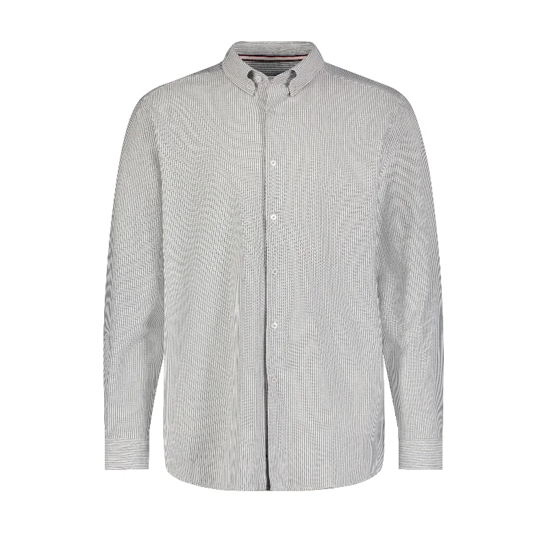 checkered button down for weekends -Stripe Knit Performance Shirt