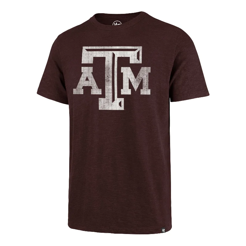 high-performance short sleeve t-shirt for sports -TEXAS A&M AGGIES GRIT '47 SCRUM TEE