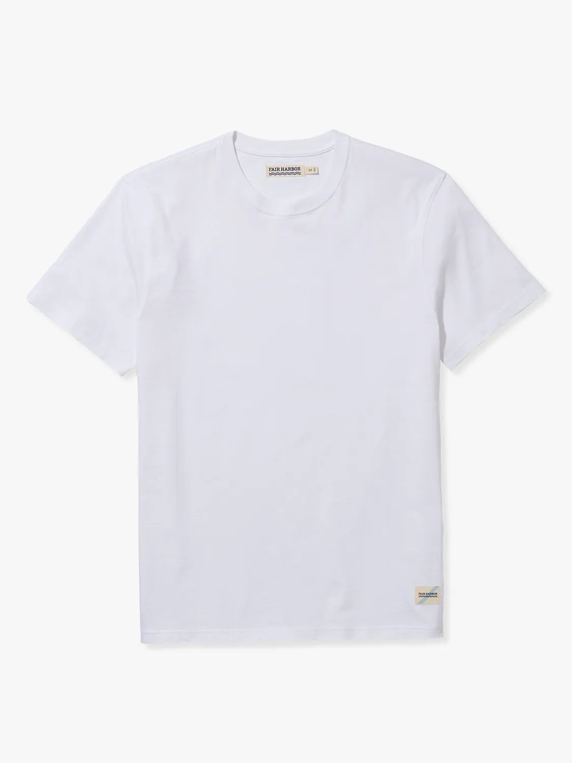 high-performance short sleeve t-shirt for sports -The Saltaire Tee | White