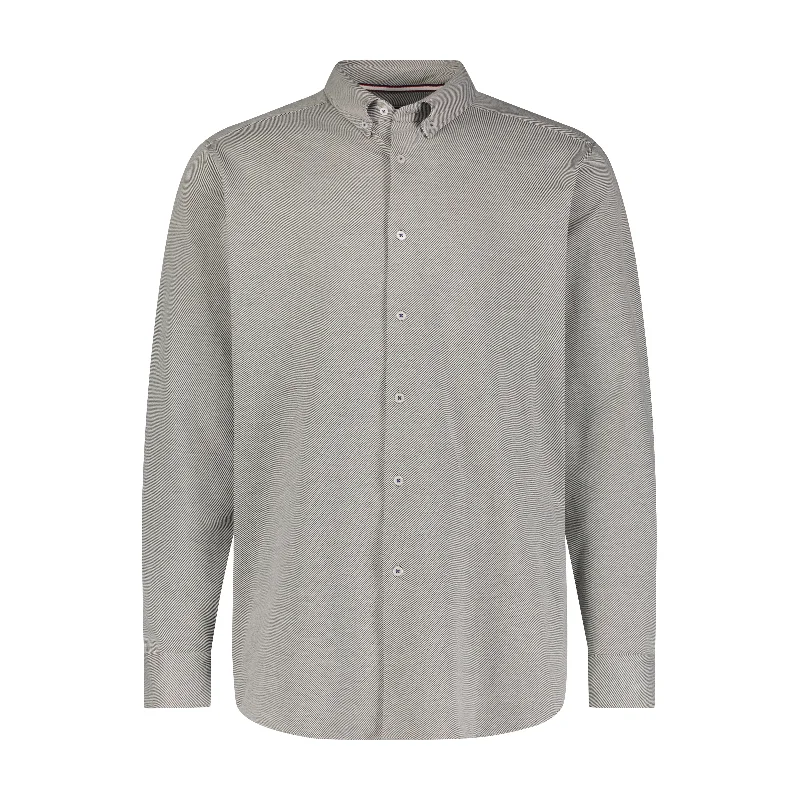 casual shirt with solid color -Twill Knit Performance Shirt