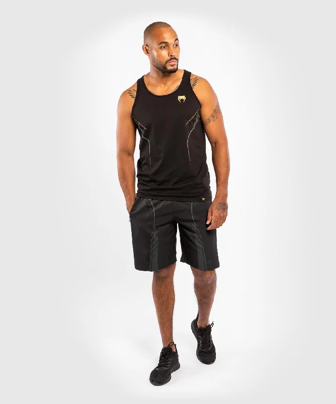 stylish short sleeve t-shirt for hot days -Venum Athletics Tank Top - Black/Gold