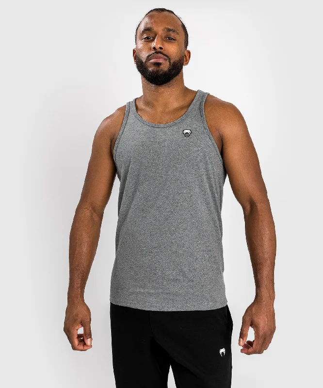 printed short sleeve polo for men -Venum Silent Power Lite Tank Top - Light Heather Grey