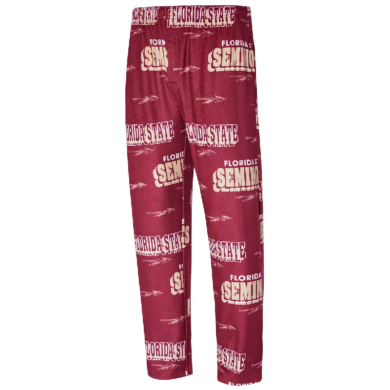 high-performance running pants -Concept Sports Men's Florida State Seminoles Spear Design Jersey Pant - Garnet