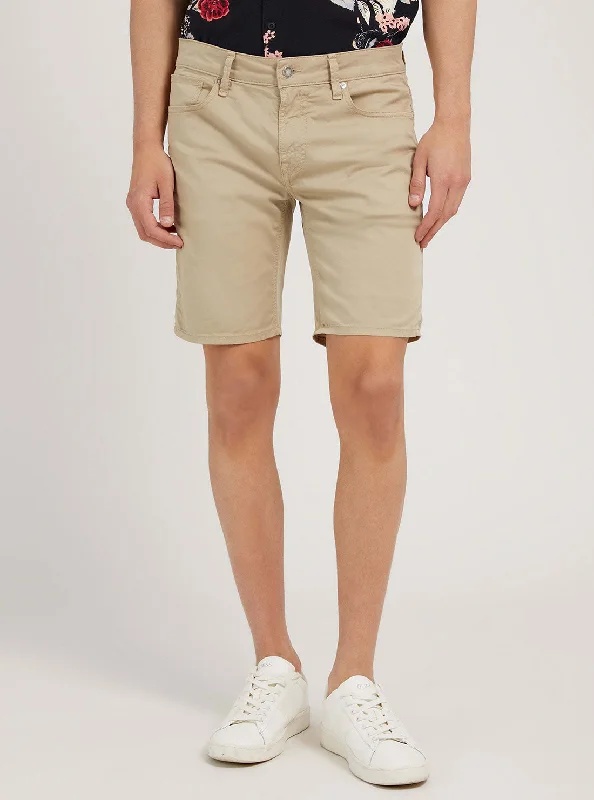 women’s high-waist leggings -Khaki Hazel Angels Shorts