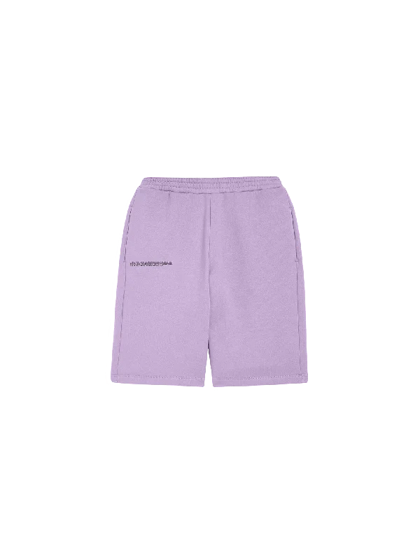 men’s stylish denim trousers -Mens 365 Midweight Long Shorts—orchid purple