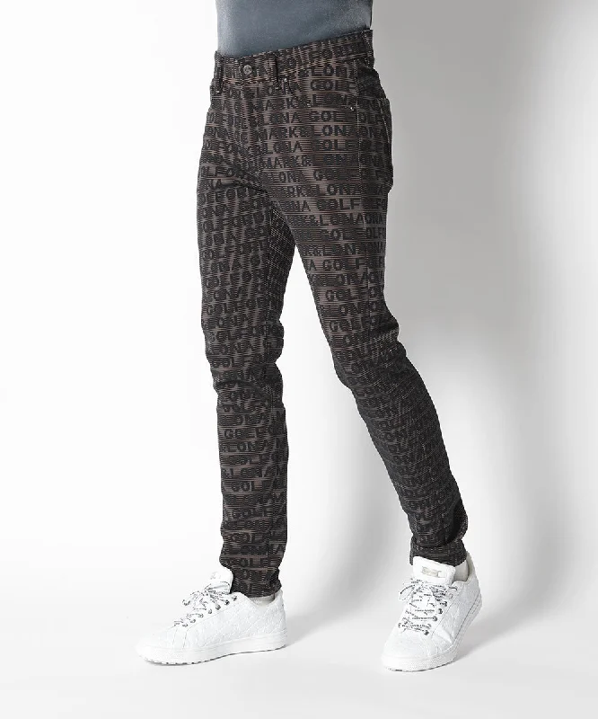 Este Uneven Jaquard Pants | MEN