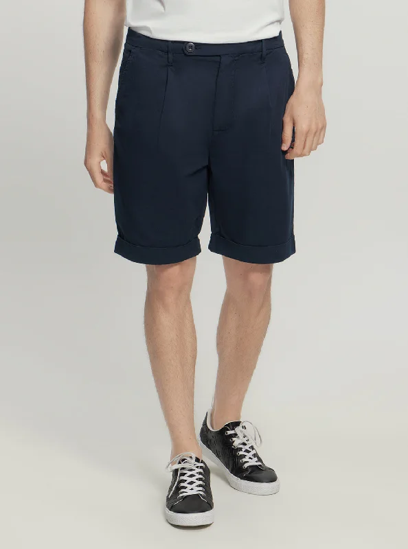 formal pants for weekend wear -Navy Noah Short