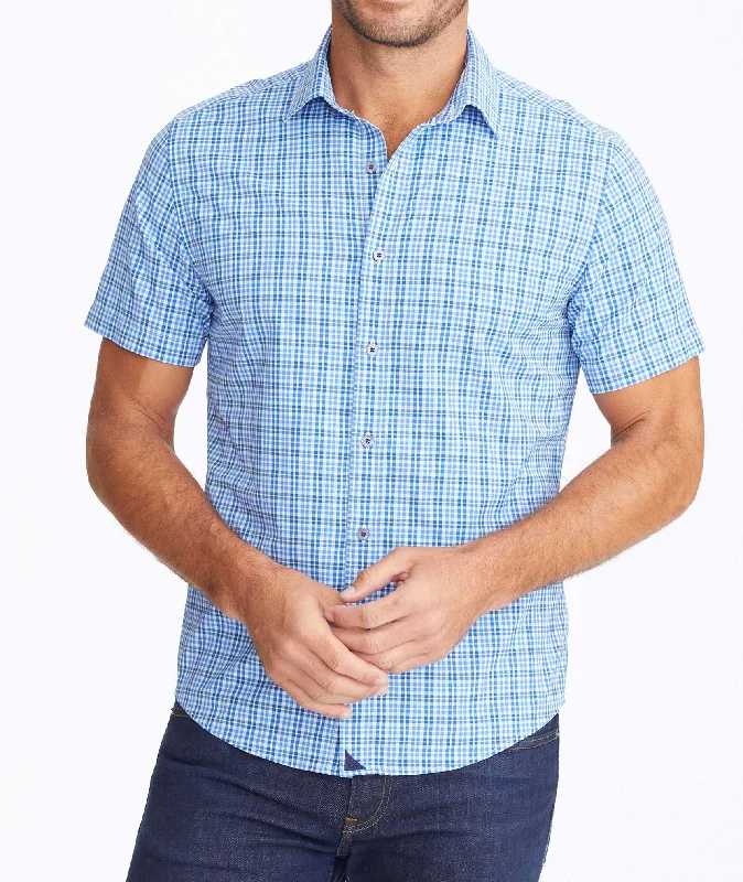 formal pants for evening wear -Wrinkle-Free Performance Short-Sleeve Nealer Shirt - FINAL SALE