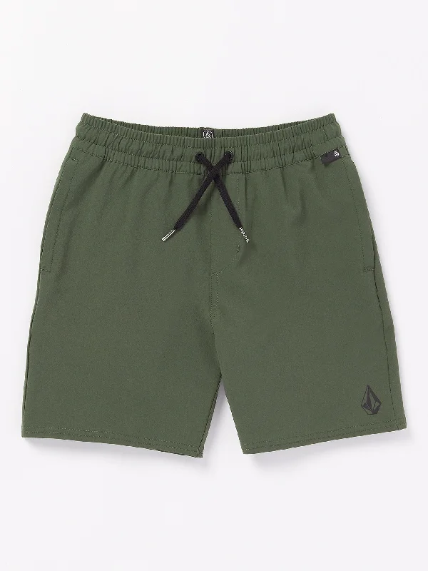 cozy leggings for home wear -Big Boys Nomoly Hybrid Shorts - Squadron Green