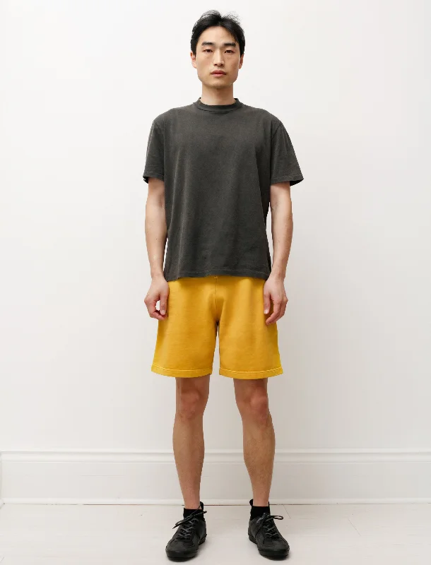 soft lounge pants for winter -Falun GMD Sweatshorts Yellow