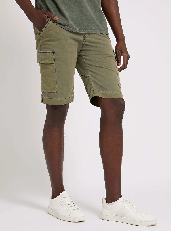 comfortable dress pants for men -Olive Morning Technical Cargo Shorts