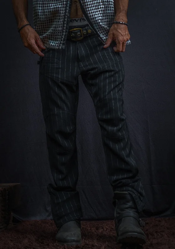 Pants Men / Twill Stretchy - Stretchy BLACK PIMP