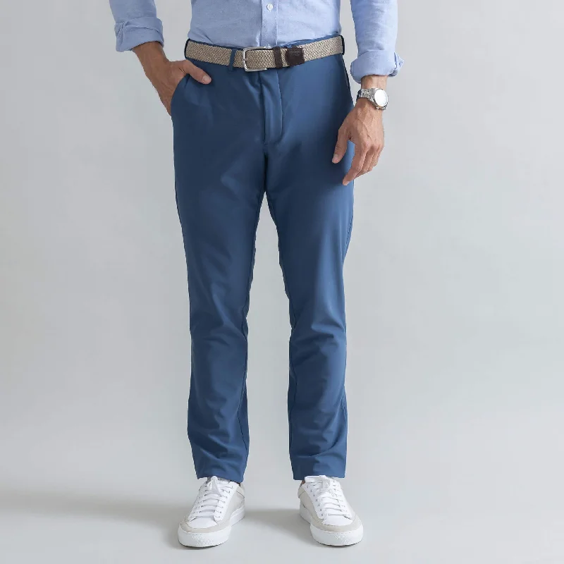 casual pants for warm weather -The Blue Performance Stretch Richmond Chino Custom Pant