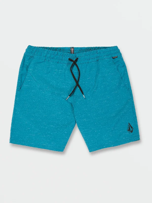 relaxed fit pants for weekend wear -Understoned Hybrid Shorts - Ocean Teal