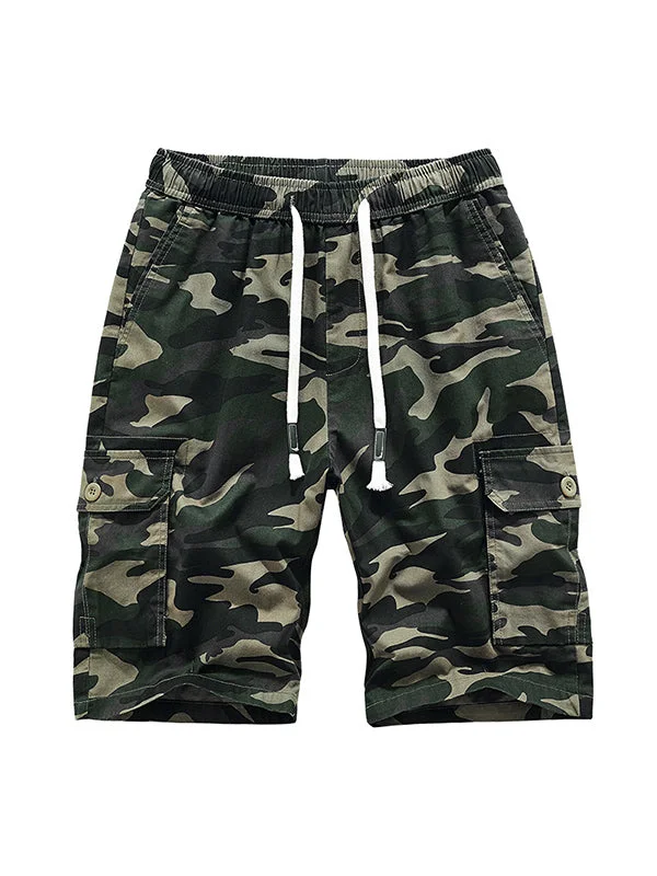 stylish formal pants for men -Men's Drawstring Cargo Shorts